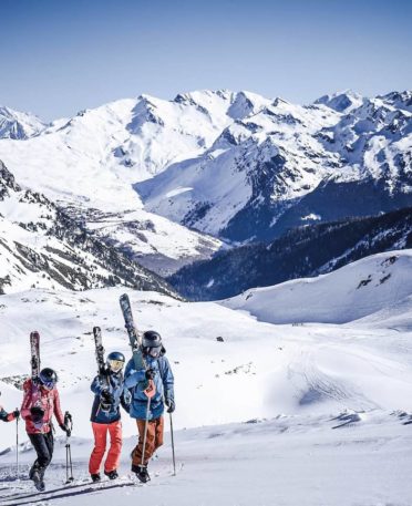Skieurs Les Arcs